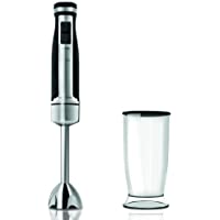 Cecotec Batidora de Mano PowerGear 1500 - X-Blades: Cuchilla de 4 Hojas con Recubrimiento de Titanio y Campana…